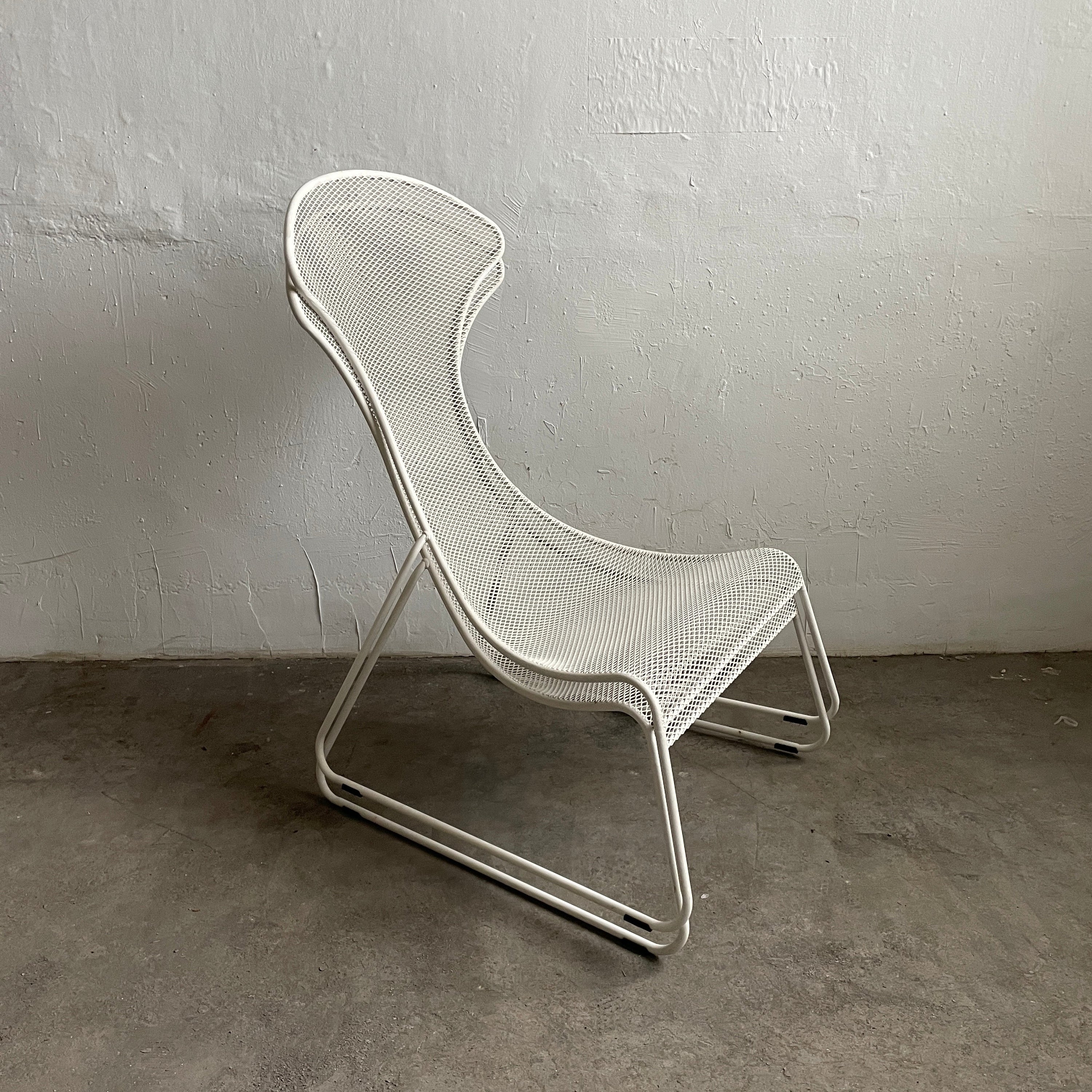 Tapered Wrought Iron Lounge Chair by Ikea