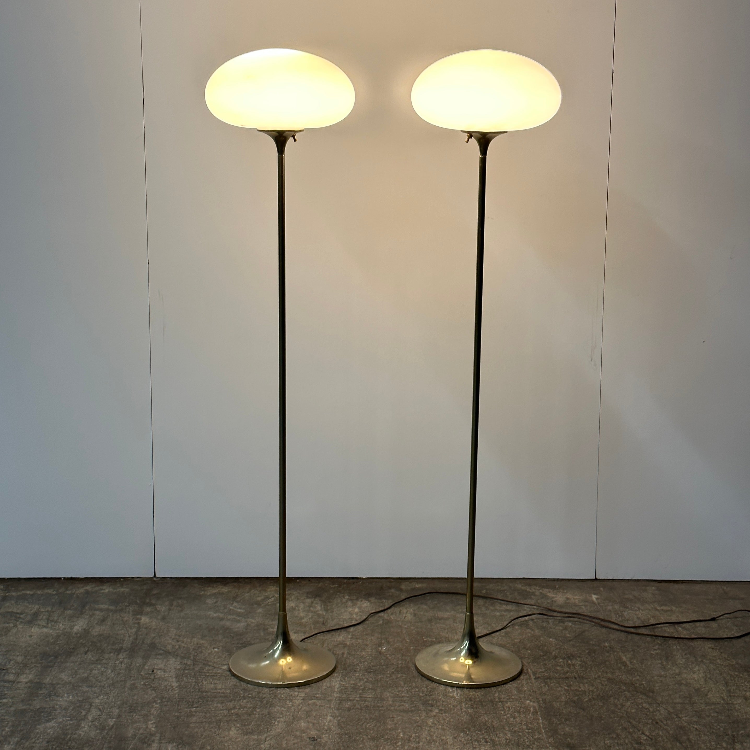 Pair of Mushroom Lamps by Laurel