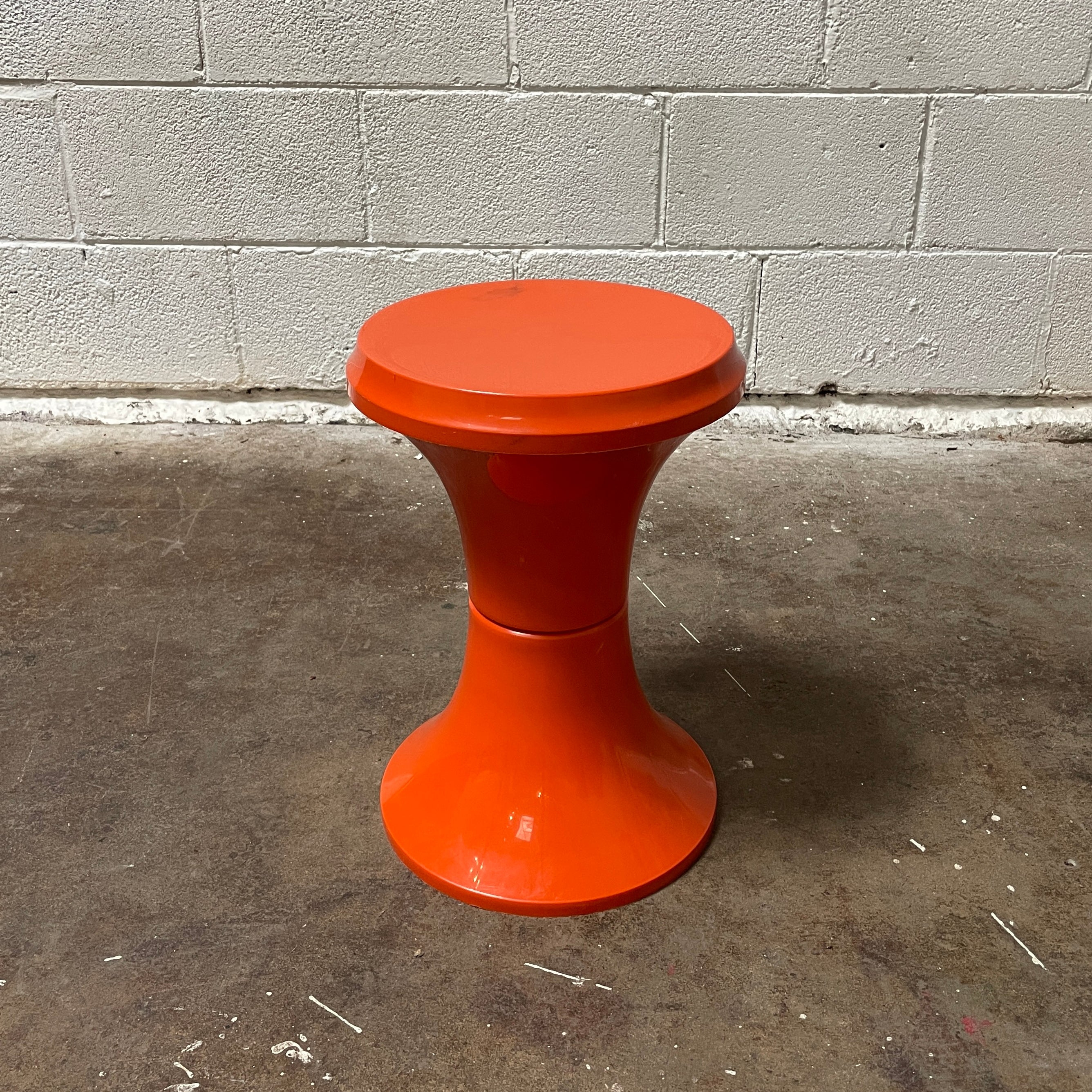 Orange Plastic Stool/Stand