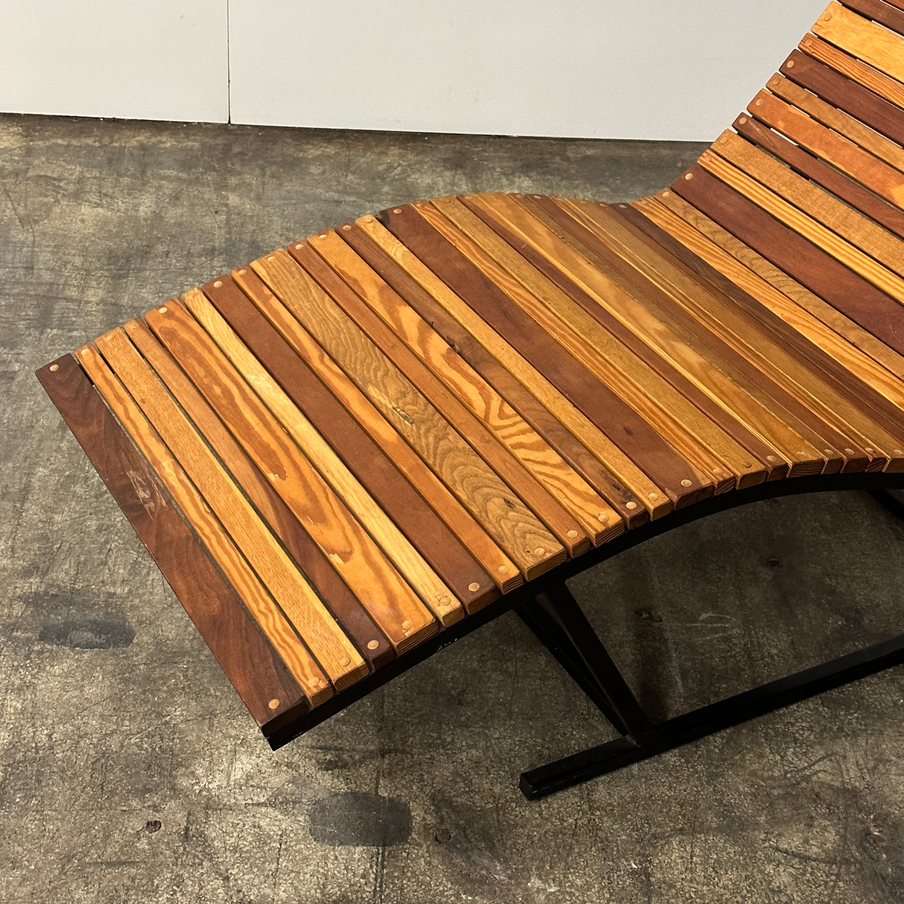 Studio Made Wood Slat Chaise