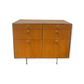 Davis Allen Oak/Chrome Side Cabinet
