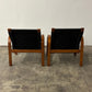 Bentwood Woven Accent Chairs by Kvist Møbler