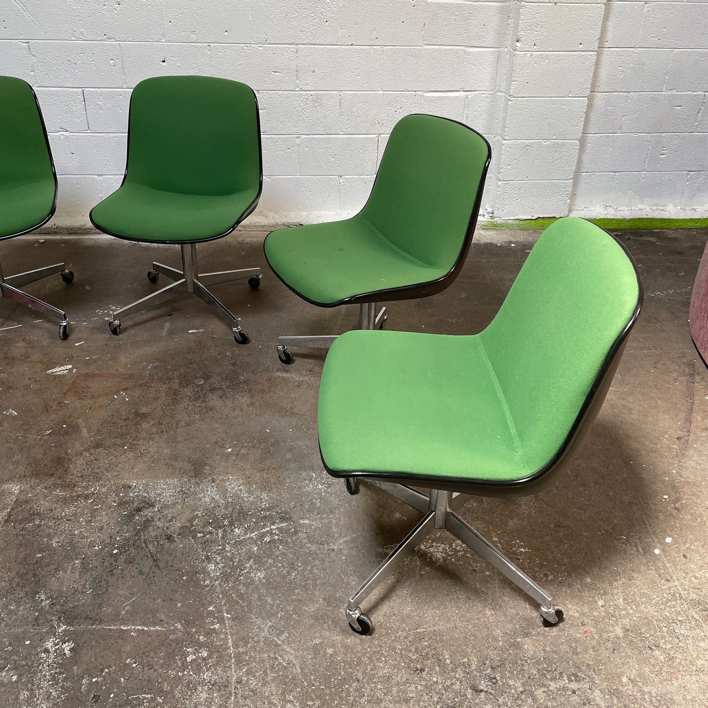 Steelcase Chairs on Casters